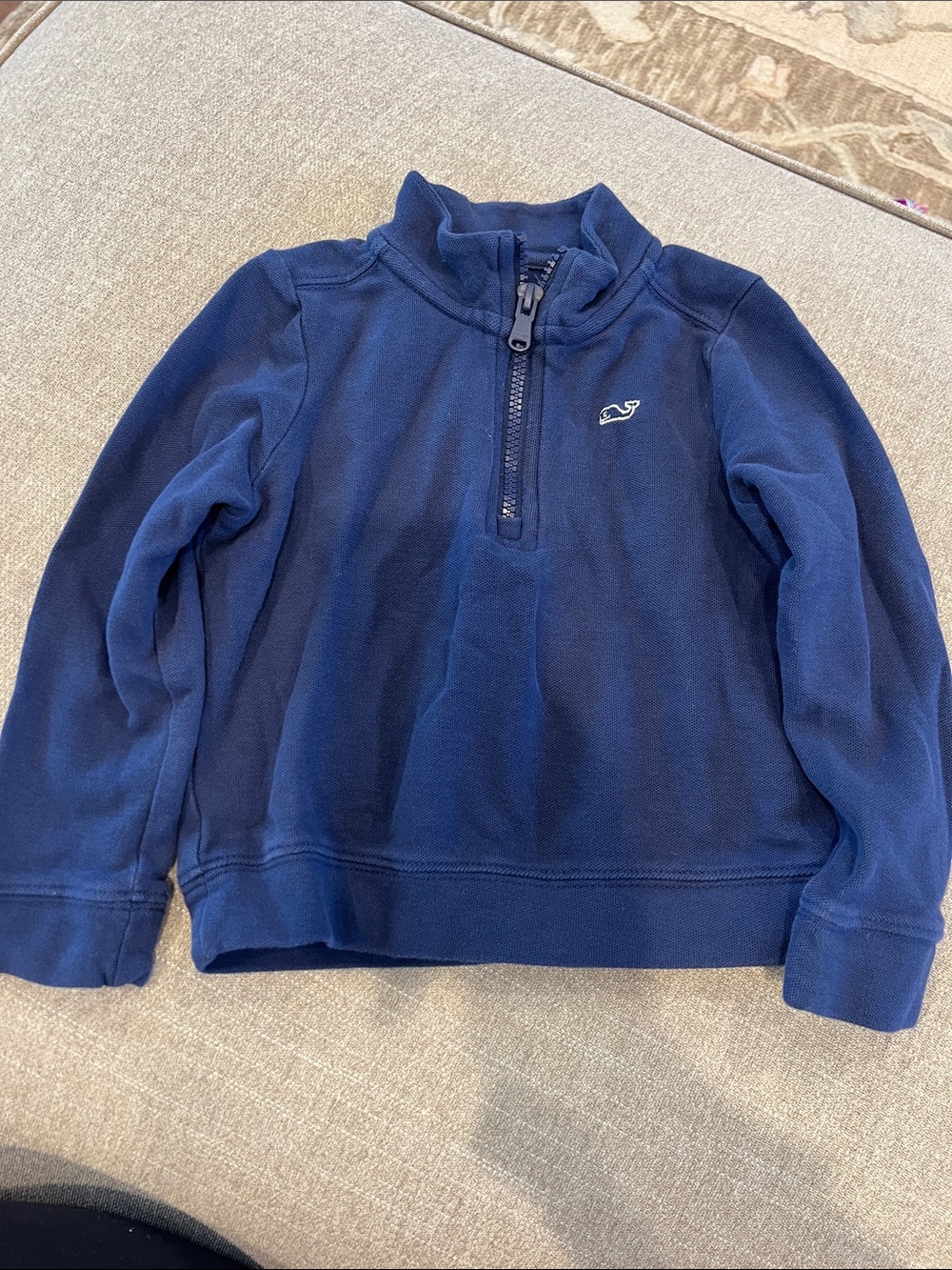 Vineyard Vines Kids Navy Half-Zip Pullover